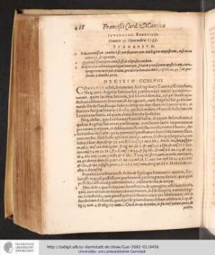 Decisio CCXLVIII
