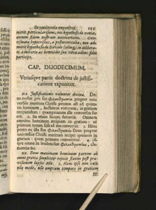 [Cap. Duodecimum. - Cap. Vigesimum Octavum.]