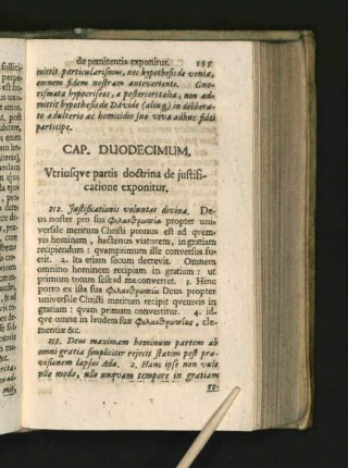 [Cap. Duodecimum. - Cap. Vigesimum Octavum.]