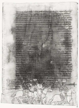 Textseite und Illustration, Blatt 80v