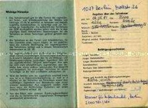 Teilnehmerheft für ein Kinderferienlager