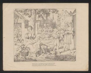 Dorothea wird von Apotheker und Pfarrer beobachtet