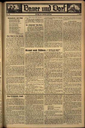 Zweite Ausgabe vom Freitag, den 02. März 1934.