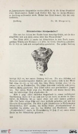 Mittelalterlicher Kienspanhalter?