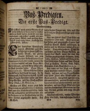 Buß-Predigten