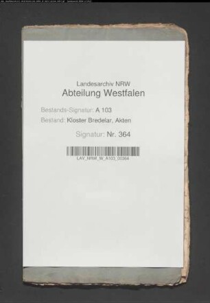 Zeugenverhör betr. den Zehnten zu Kellinghausen.