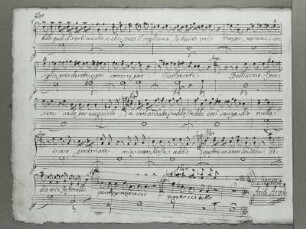 Rezitativ Serpina/ Armidoro, 1. Akt Nr. 6 (mit Änderung Rezitativschluß), Seite 110 der Partitur