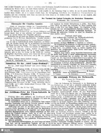 Ehrengabe für Claudius Saunier