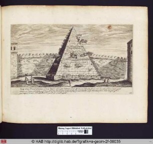 Vestigij di una Piramide di marmoro