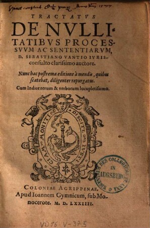 Tractatus de nullitatibus processuum ac sententiarum