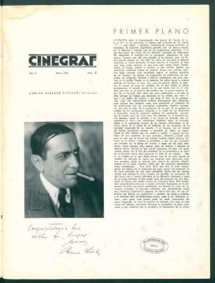 Ernst Lubitsch - [Fotografía con la firma del actor]