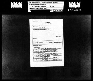Die Verlassenschaft [Nachlass] der Catharina Kraußeneck, Pensionärin der Königin Maria Josepha