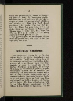 Rabbinische Autoritäten.