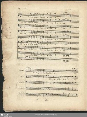 No.5. Das Blut Jesu Christi / J.M. Bach.