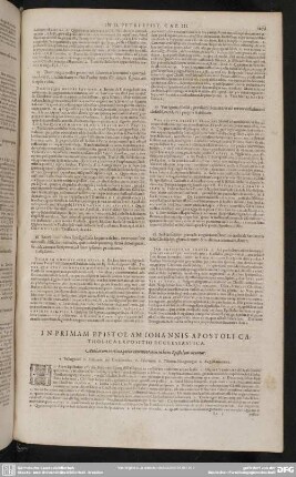 In Primam Epistolam Johannis Apostoli Catholica Expositio Ecclesiastica