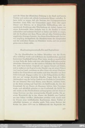 Kaufmannsgenossenschaften und Kapitalisten