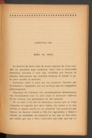 Capítulo XII - Entre los hielos