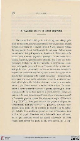 4.Ser.5.1887: S. Agostino autore di carmi epigrafici
