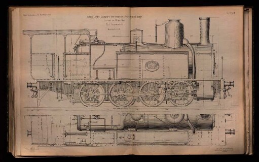 Gebirgs Tender-Locomotive der Eisenbahn „Grand-Central Belge“