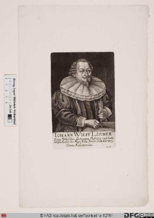 Bildnis Johann Wolfgang Loescher