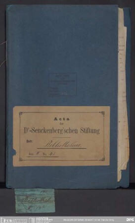 ... Bibliothekare der Senckenbergischen Bibliothek: Bd. 2