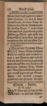 Sterbe-Lieder