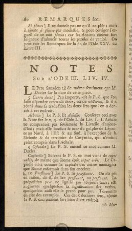 66-67, Notes sur l'ODE III. LIV. IV.