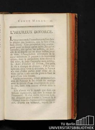 L'heureux divorce.
