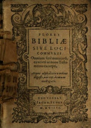 Flores bibliae