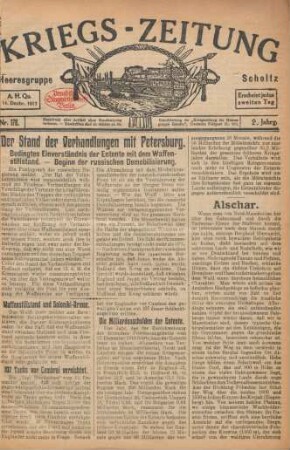 2.1917/18: Kriegs-Zeitung