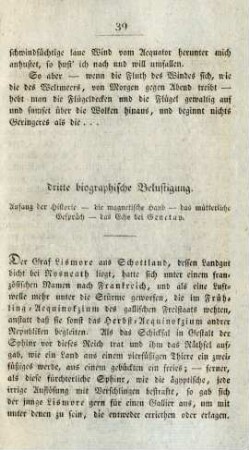 Dritte biographische Belustigung