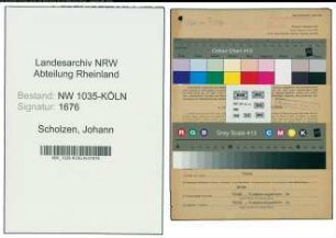 Entnazifizierung Johann Scholzen , geb. 12.09.1909 (Schlosser)