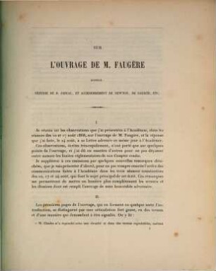 Extraits des Comptes rendus des séances de l'Académie des Sciences, 9