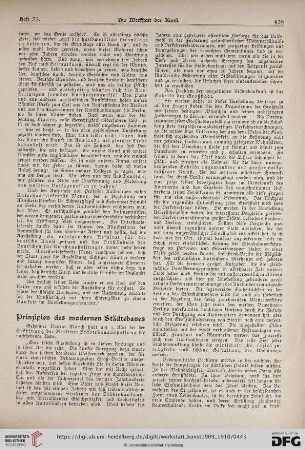 Prinzipien des modernen Städtebaues