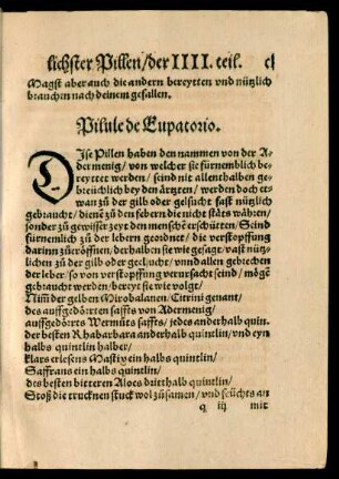 Pilule de Eupatorio.