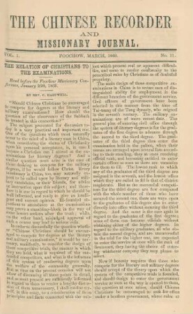 No. 11. March, 1869