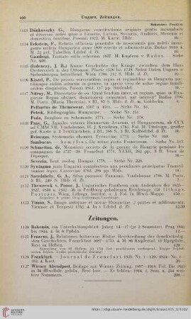 Zeitungen (Nr. 1124 - 1127)
