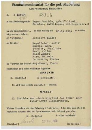 Buschle, Eugen
