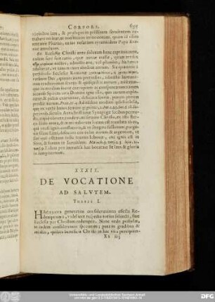 XXXIX. De Vocatione Ad Salutem.