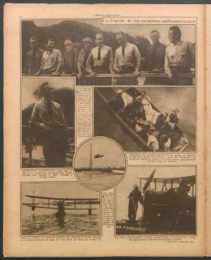 La llegada de los aviadores norteamericanos [Fotografías]