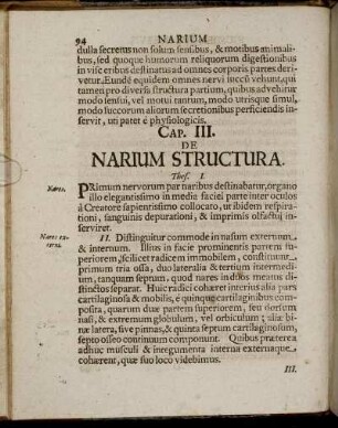 Cap. III. De Narium Structura.