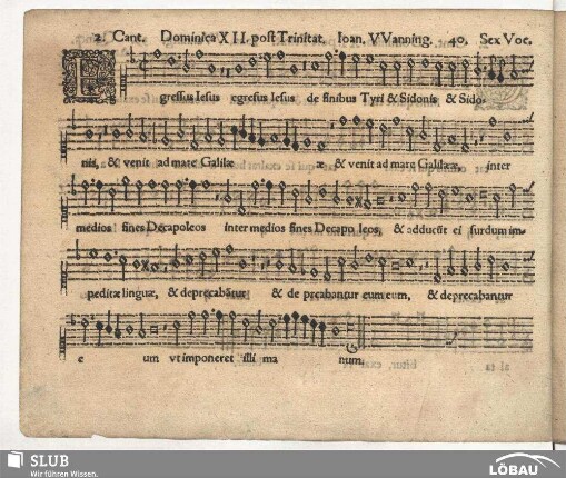 40. Egressus Iesus de finibus