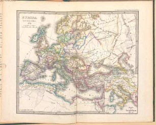 Dr. K. von Spruner's Historisch-geographischer Schul-Atlas : dreiundzwanzig colorirte Karten in Kupferstich
