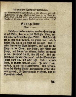 Evangelium Marci 7, 31-37.