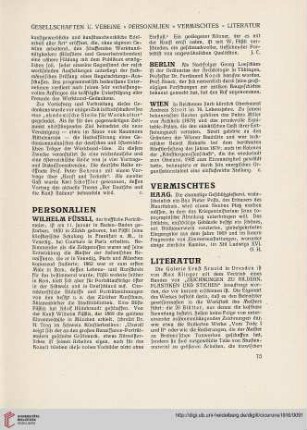 Vermischtes