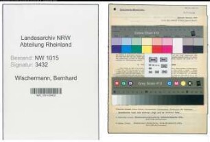 Entnazifizierung Bernhard Wischermann , geb. 16.04.1888 (Lehrer)