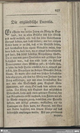 Die engländische Lucretia