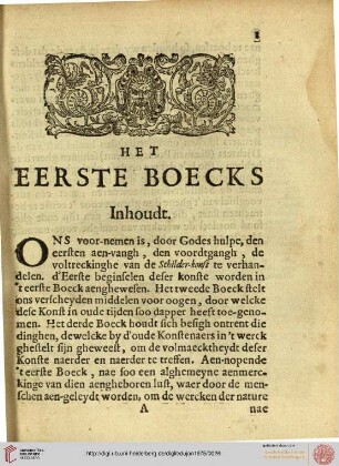 Het eerste boeck