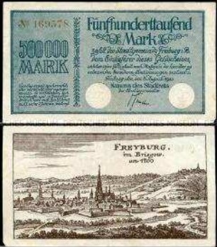 Freiburg im Breisgau, Notgeld, 500.000 Mark