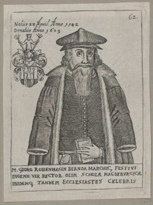 Bildnis des Georg Rollenhagen